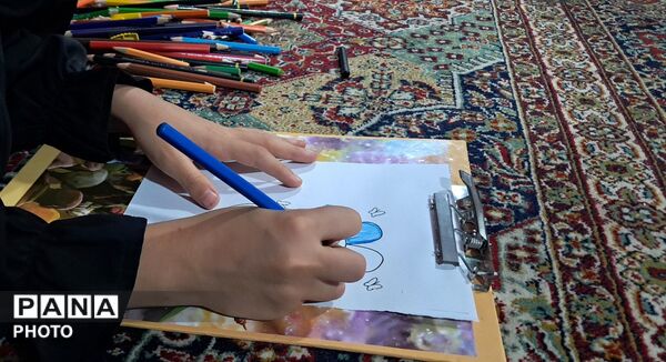 غرفه سازمان دانش آموزی خراسان رضوی در تجمعات شبانه