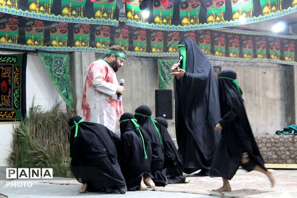 کربلا در قاب تعزیه در شهر سامان 