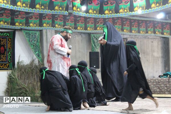 کربلا در قاب تعزیه در شهر سامان 