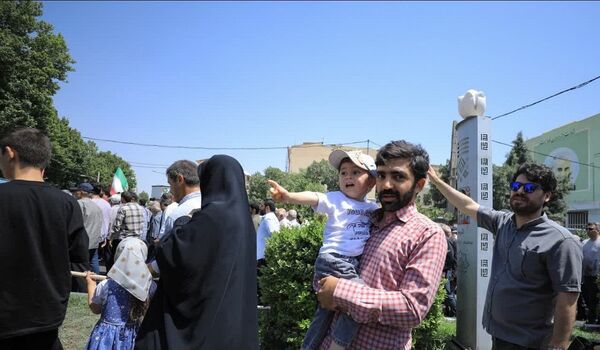 راهپیمایی جمعه خشم شهرستان ساوجبلاغ علیه جنایات رژیم ظالم صهیونیستی