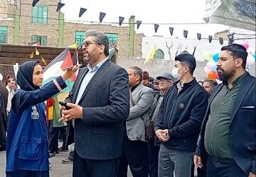 راهپیمایی روز قدس در شهر قدس