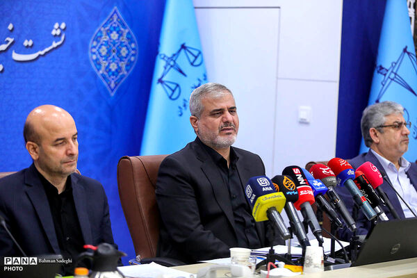 نشست خبری رئیس کل دادگستری استان تهران