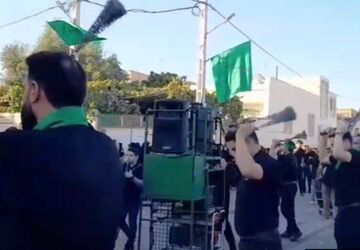 مراسم عزاداری سنتی ۲۸ صفر در شاهدیه برگزار شد