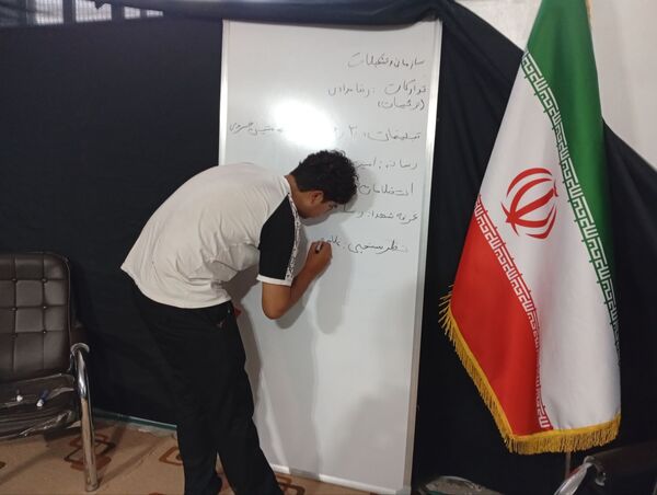 برگزاری جلسه هیات دانش‌آموزی انصارالمهدی شهرستان خانمیرزا