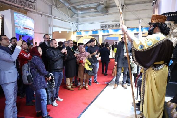 غرفه استان فارس در آخرین روز از هجدهمین نمایشگاه بین‌المللی گردشگری و صنایع وابسته تهران