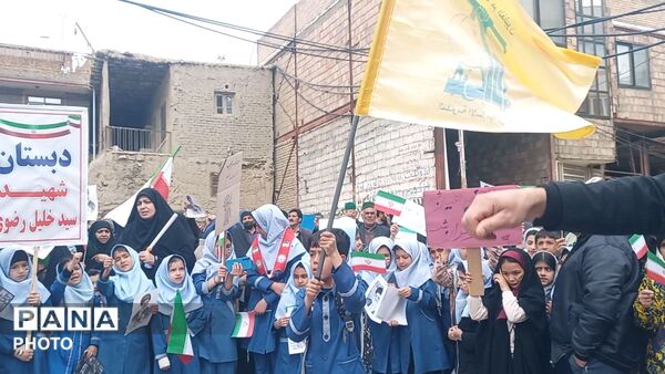 راهپیمایی روز جهانی قدس در شهر بار نیشابور