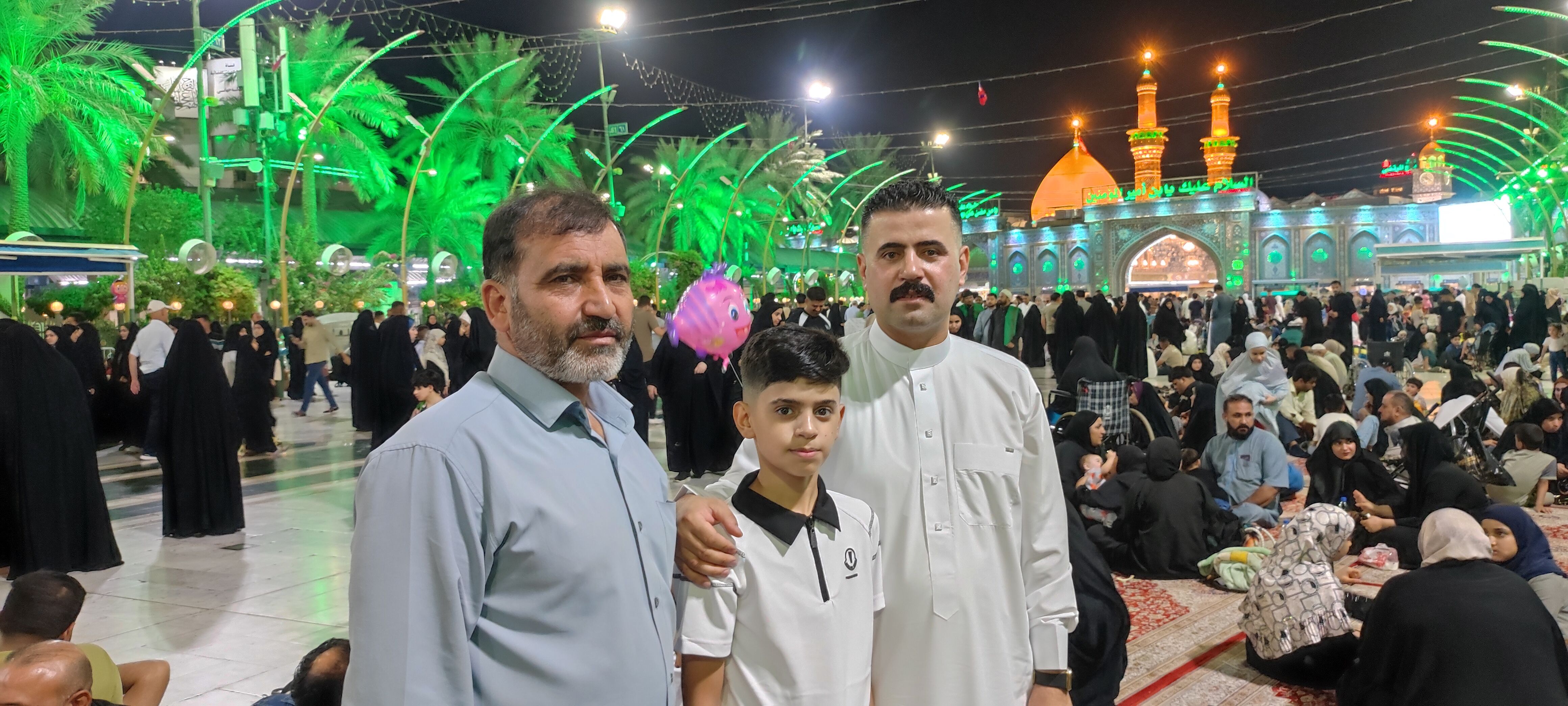 گزارش کوچکترین خبرنگار پانا از حال و هوای کربلای معلا 