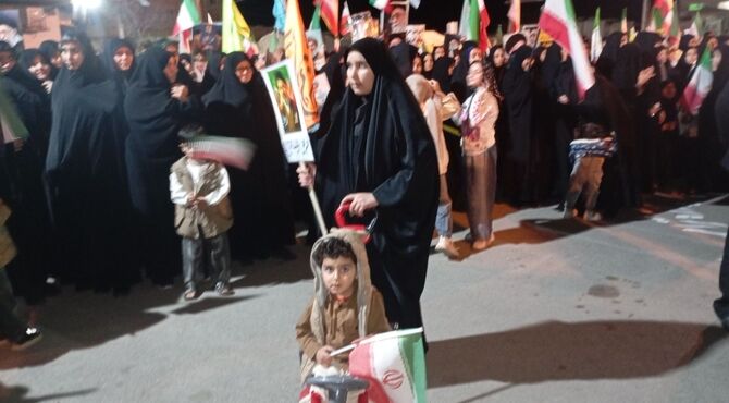 گرامیداشت چهلمین روز شهادت رهبر انقلاب در شهر جعفریه 