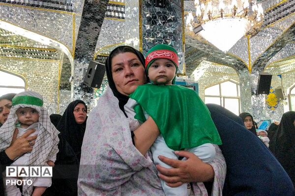 گهواره‌های سبز در سوگ کربلا؛ همایش شیرخوارگان حسینی در بجنورد/1
