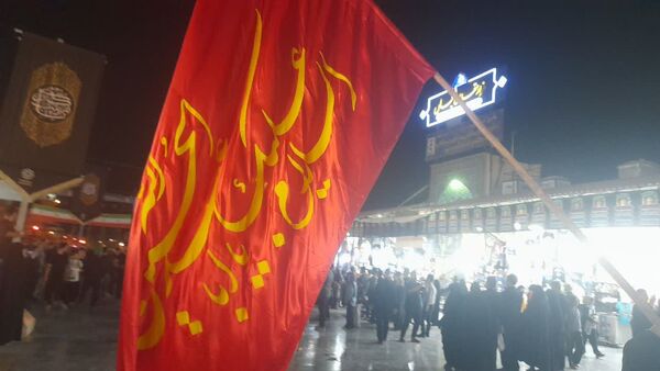 حرم حضرت معصومه(س) در شب شهادت برادر