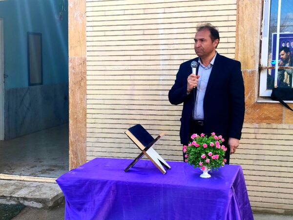 افتتاح چمن مصنوعی روستای قره مصلی