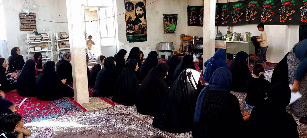 برگزاری باشکوه مراسم عزاداری امام رضا(ع) در نورآباد روستای سراب غضنفر