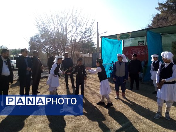 افتتاح نمایشگاه ماها در دبستان ۲۲ بهمن تربت‌جام 