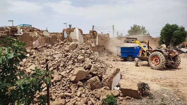 مغان روستایی  زلزله زده و غریب  بدون خبرنگار در کاشمر