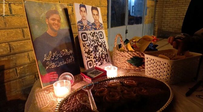 برپایی میز مهدویت توسط خبرنگاران پانا در مسجد جامع نیشابور