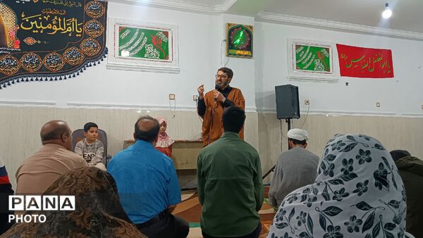 نماز استغاثه به امام زمان برای پیروزی رزمندگان جبهه اسلام در شهرستان مارگون
