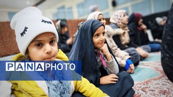 حضور پر شور کودکان مارگونی در مراسم عزاداری ایام فاطمیه