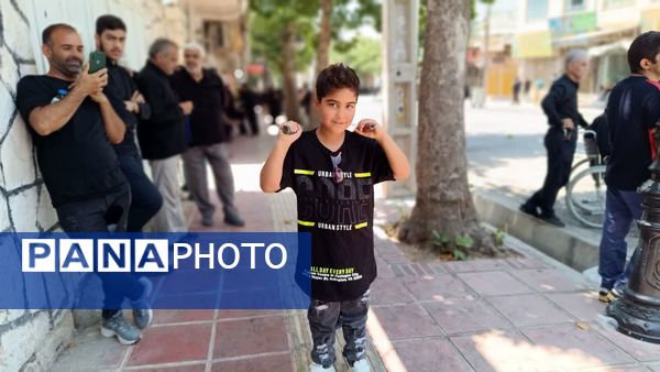 حضور پرشور کودکان و نوجوانان یاسوجی در روز عاشورا 