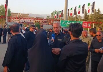 محمدشهر در صف خدمت به زائران «امام شهید» است