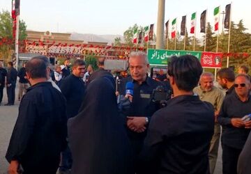 محمدشهر در صف خدمت به زائران «امام شهید» است