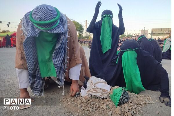 روایت عاشورا با هنرنمایی گروه فرهنگی هنری نینوا در شهرقدس