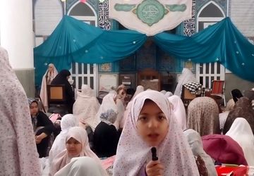 دومین روز از همسایگی با خدا در اعتکاف مادر و دختری تفت