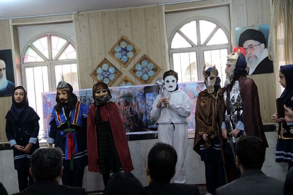 مراسم ماها در هنرستان آیت الله صدر ناحیه یک شهرری