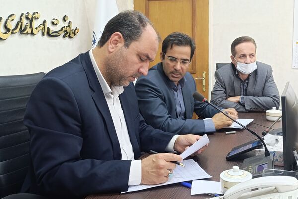 نشست بر خط قرارگاه‌های میدان 14صفر 3 با استاندار خراسان رضوی در فرمانداری نیشابور
