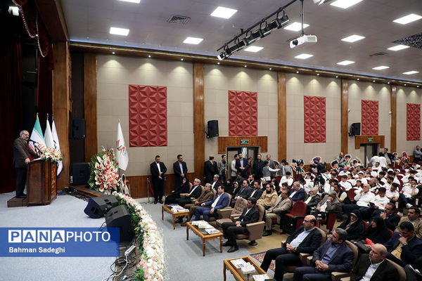 مراسم بدرقه تیم‌های ورزشی دانش‌آموزی به مسابقات ژیمنازیاد جهانی