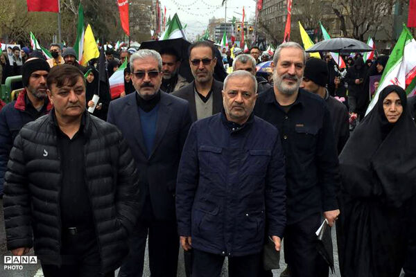 حضور وزیر آموزش و پرورش در راهپیمایی روز قدس در تهران