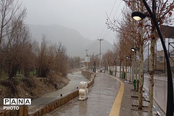  بارش باران در شهر بار 