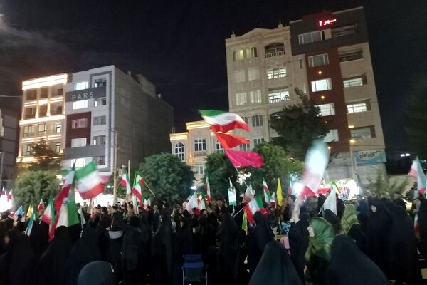 تجمع خودجوشانه مردم شهید پرور نیشابور 