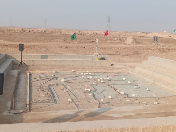 بازدید دانش آموزان خادم الشهدا از طلائیه 