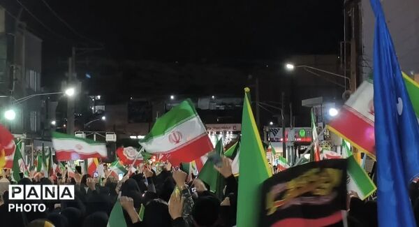 حضور حماسی مردم شهرستان گچساران در بیستمین شب عزاداری و مقاومت
