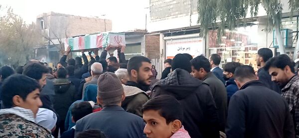 بدرقه شهدای گمنام در شهرستان کوهپایه 