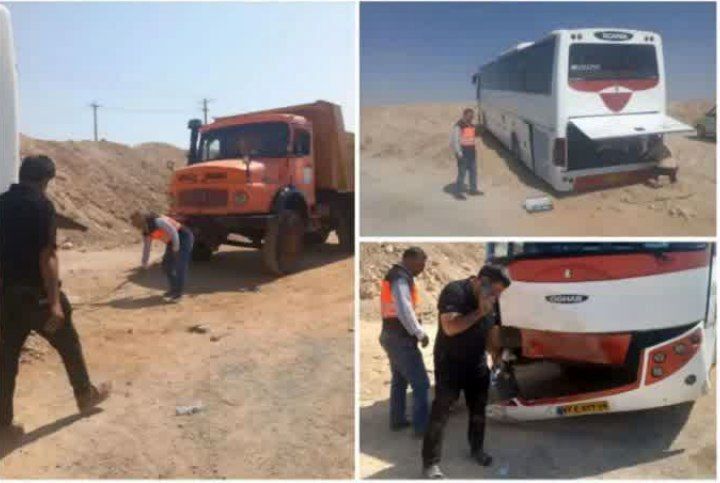امداد به‌ موقع راهداران بروجن، اتوبوس حادثه‌دیده را از خطر نجات داد