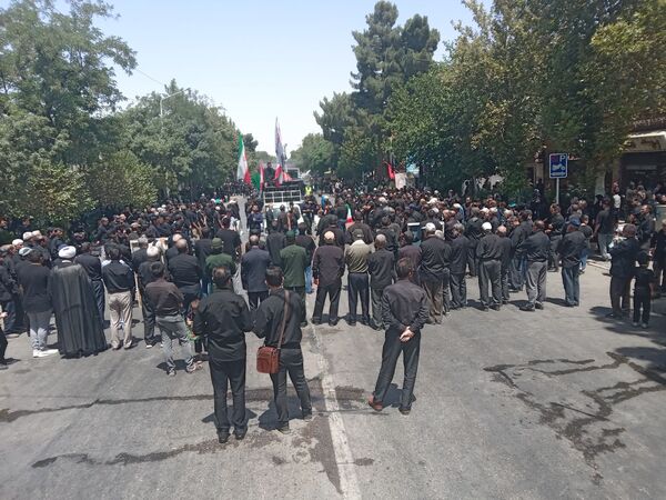برپایی پرشور مراسم عزاداری سیدالشهدا در خیابان‌های نیشابور 
