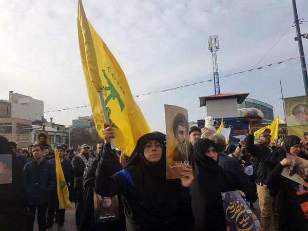 تشییع نمادین شهدای مقاومت درمشهد