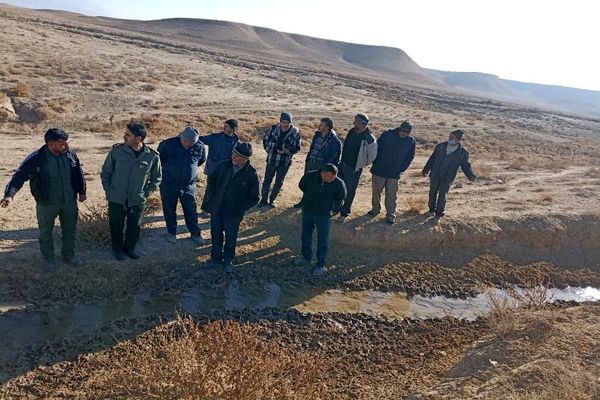 بازدید از قنات روستای پیشی دره جهت لایروبی