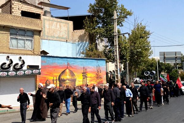 راهپیمایی جاماندگان اربعین با حضور پرشور مردم پیشوا