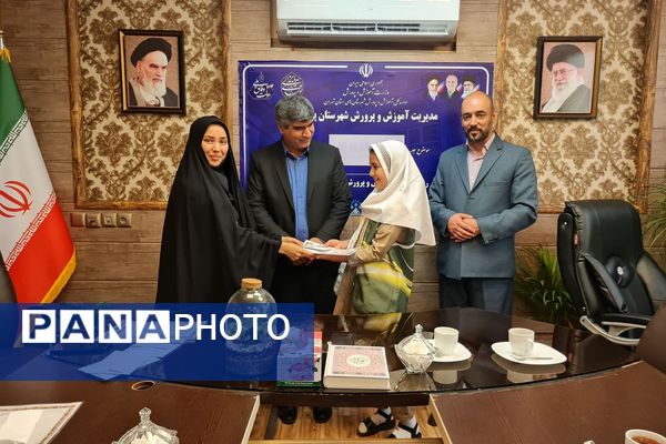 دیدار مسئولان اداره آموزش و پرورش پردیس با خبرنگاران پانا 