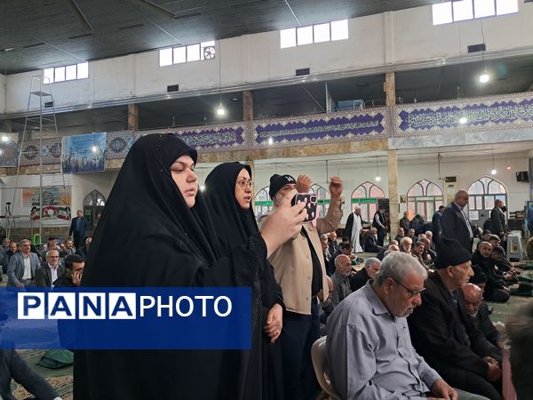 برگزاری آیین سیاسی نماز جمعه در مصلی قائمشهر