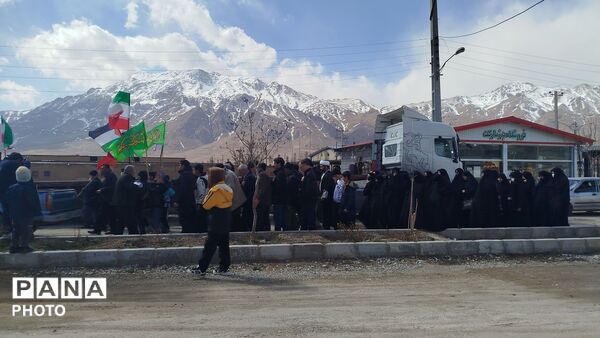 روستای دزک در سوگ ولی امر مسلمین