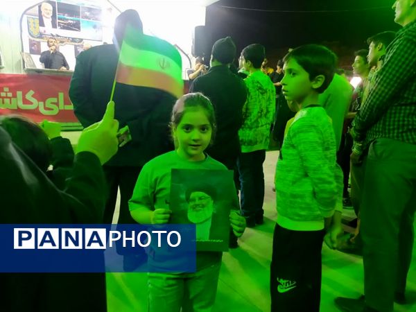 خروش مردم دار المومنین کاشان در میدان جهاد