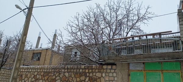 برف پاییزی در کوهرنگ