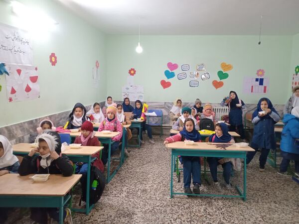 مراسم عزاداری ایام فاطمیه در مدرسه شهید خاقانی شیروان