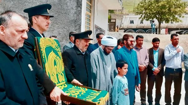 ورود پرچم متبرک حرم رضوی به شهرستان مارگون