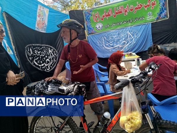 برپایی موکب سازمان دانش‌آموزی شهرستان فاروج