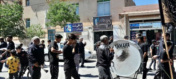 عزاداری روز تاسوعای حسینی در شهرستان بام و صفی آباد