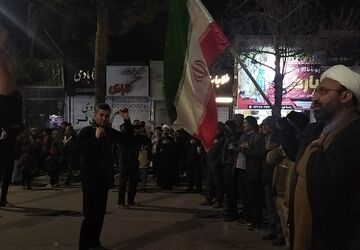 فعالیت هیئت های عزاداران علوی در شب ۲۳ ماه رمضان 